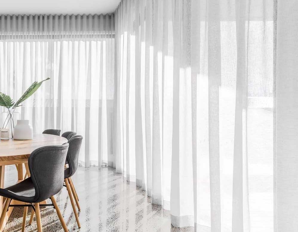 sheer curtains